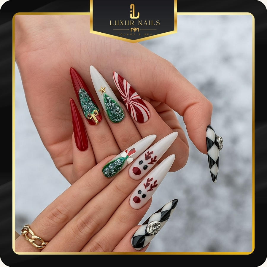 Luxur Nails Lounge and Spa - Winter Nails Ideas
